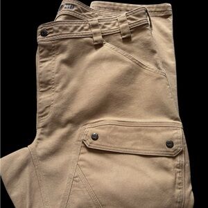 Duluth Trading Co Flex Fire Hose Tan Pants 42x30 Men’s Excellent condition